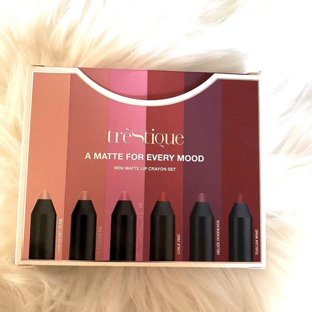 Trestique mini matte lip crayon set